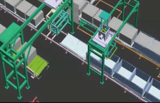 水泥發泡砌塊(kuài)生産線 泡沫混凝(ning)土砌塊生産線3D視(shi)頻